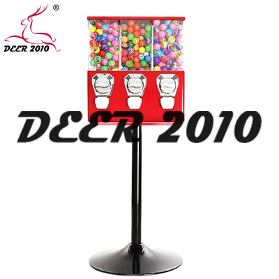 Verkaufen Sie Kaugummi-Vending-Maschine mit Bulk Candy Wheel und wasserdichtem Sonnenschutz