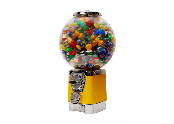 Handels-gelbes Metall gumball Automat PC 45CM fertigen besonders an
