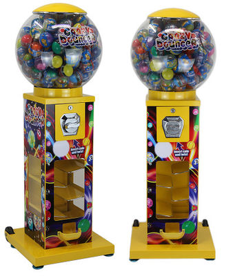 Metallgelber Körper hohe große Kapazität Gumball-Maschinen-40*40*116CM für Kinder