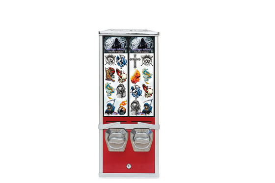 Verkaufen Sie sechs die Farboptionalen 2 Spalten-Tätowierungs-Foto-Aufkleber-Automaten